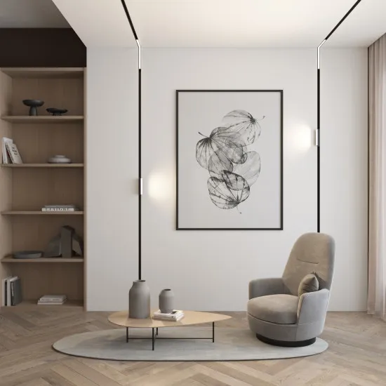 DENKIRS SMART LINEAR fekete Smart mágneses sínes rendszer lámpafej (DEN-DK/EU-8015-BK) LED 1 izzós IP20