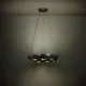 Eglo Altagracia fekete-arany LED függesztett lámpa (EG-390031) LED 2 izzós IP20