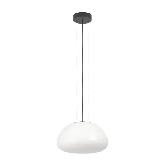 Eglo Balmes fekete-fehér függesztett lámpa (EG-390201) E27 1 izzós IP20