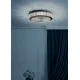 Eglo Balparda fekete-átlátszó LED mennyezeti lámpa (EG-390248) LED 1 izzós IP20