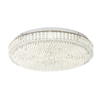 Eglo Balparda króm-átlátszó LED mennyezeti lámpa (EG-39746) LED 1 izzós IP20