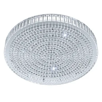 Eglo Balparda króm-átlátszó LED mennyezeti lámpa (EG-39747) LED 8 izzós IP20