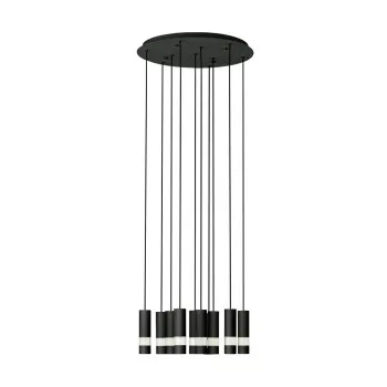Eglo Bernabeta fekete-fehér függesztett lámpa (EG-39708) GU10 10 izzós IP20