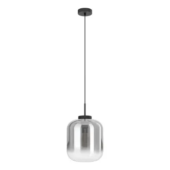 Eglo Bulciago szürke-fekete függesztett lámpa (EG-39673) E27 1 izzós IP20