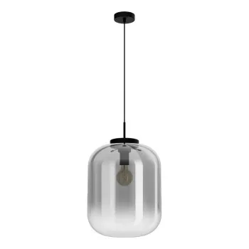 Eglo Bulciago szürke-fekete függesztett lámpa (EG-39674) E27 1 izzós IP20