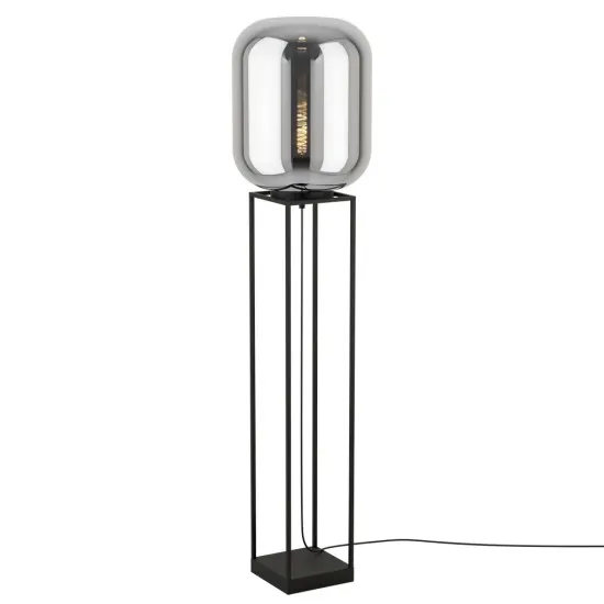 Eglo Bulciago szürke-fekete állólámpa (EG-39989) E27 1 izzós IP20