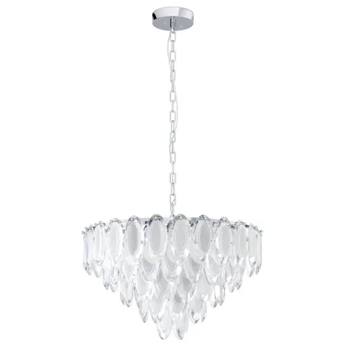 Eglo Carvario króm-átlátszó függesztett lámpa (EG-39722) E14 10 izzós IP20