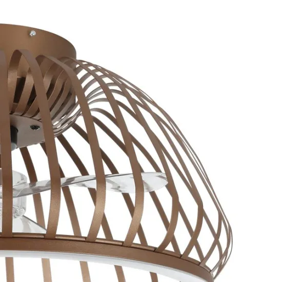 Eglo Espinal bronz LED ventilátoros lámpa (EG-35239) LED 1 izzós IP20