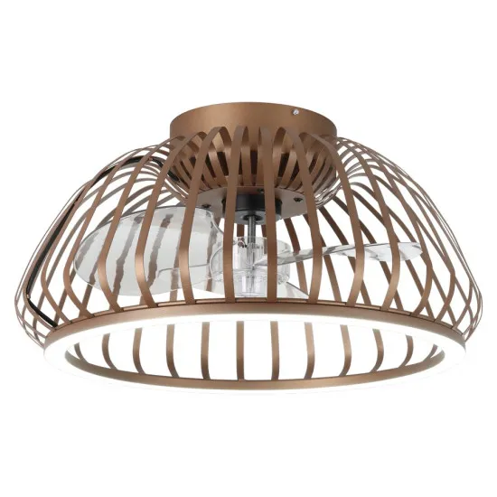 Eglo Espinal bronz LED ventilátoros lámpa (EG-35239) LED 1 izzós IP20