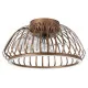 Eglo Espinal bronz LED ventilátoros lámpa (EG-35239) LED 1 izzós IP20