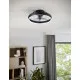 Eglo Manarola fekete LED ventilátoros lámpa (EG-35247) LED 1 izzós IP20