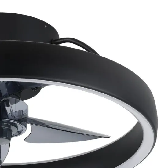 Eglo Manarola fekete LED ventilátoros lámpa (EG-35247) LED 1 izzós IP20