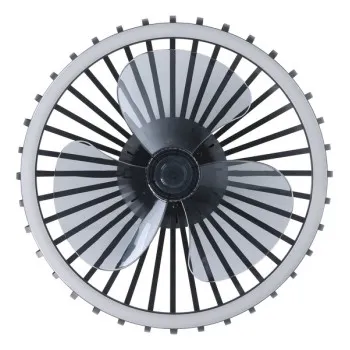 Eglo Mogano fekete LED ventilátoros lámpa (EG-35237) LED 1 izzós IP20