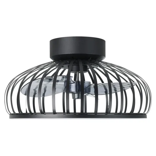 Eglo Mogano fekete LED ventilátoros lámpa (EG-35237) LED 1 izzós IP20
