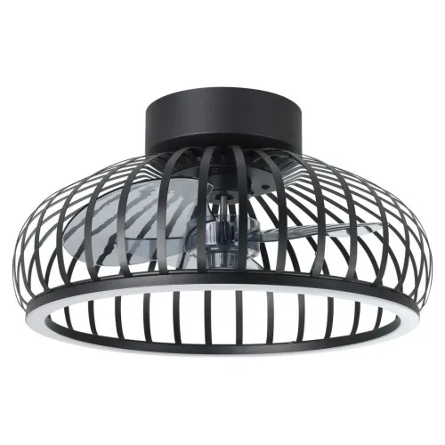 Eglo Mogano fekete LED ventilátoros lámpa (EG-35237) LED 1 izzós IP20
