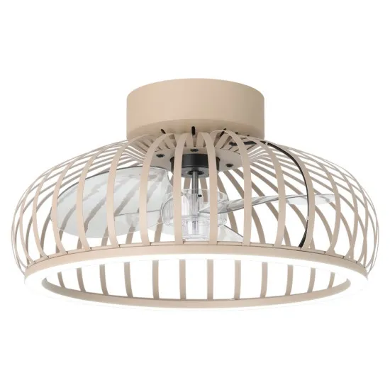 Eglo Mogano homokszínű LED ventilátoros lámpa (EG-35238) LED 1 izzós IP20