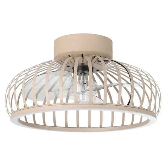 Eglo Mogano homokszínű LED ventilátoros lámpa (EG-35238) LED 1 izzós IP20