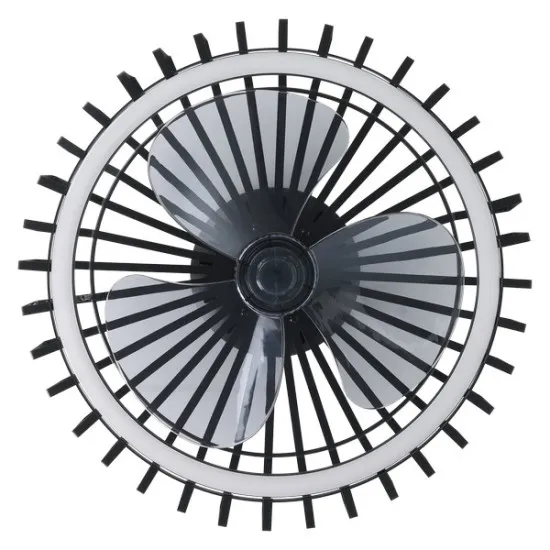 Eglo Orikum fekete LED ventilátoros lámpa (EG-35236) LED 1 izzós IP20