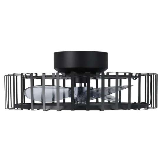 Eglo Orikum fekete LED ventilátoros lámpa (EG-35236) LED 1 izzós IP20