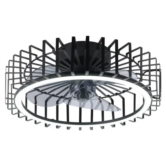 Eglo Orikum fekete LED ventilátoros lámpa (EG-35236) LED 1 izzós IP20