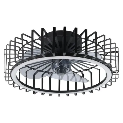 Eglo Orikum fekete LED ventilátoros lámpa (EG-35236) LED 1 izzós IP20