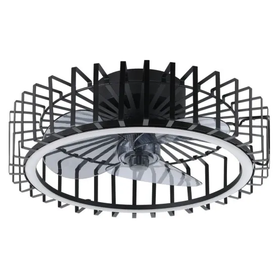 Eglo Orikum fekete LED ventilátoros lámpa (EG-35236) LED 1 izzós IP20