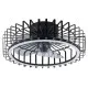 Eglo Orikum fekete LED ventilátoros lámpa (EG-35236) LED 1 izzós IP20