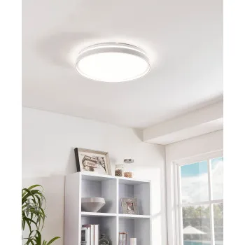 EGLO SELUCI fehér-fehér-átlátszó LED mennyezeti lámpa (EG-99779) LED 4 izzós IP20