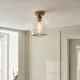 Endon Ashcroft sárgaréz-átlátszó mennyezeti lámpa (END-120622) E27 1 izzós IP20