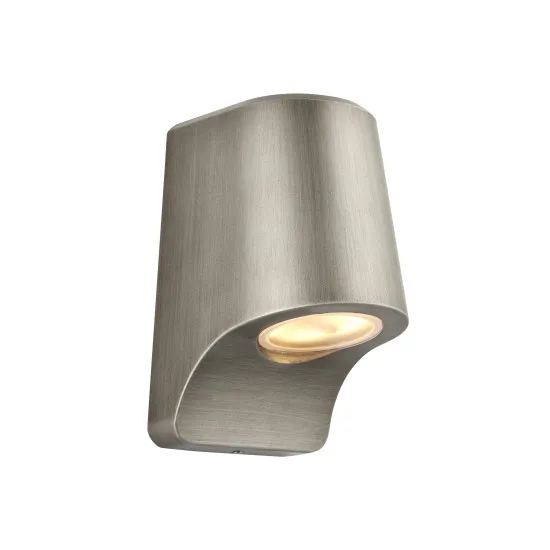 Endon Beam ezüst LED vízvédett kültéri fali lámpa (END-95536) LED 1 izzós IP44