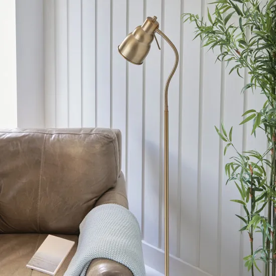 Endon Classic Flexi Reader sárgaréz állólámpa (END-108126) GU10 1 izzós IP20