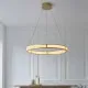 Endon Classic Ribbed Hoop arany-átlátszó függesztett lámpa (END-111334) LED 1 izzós IP20