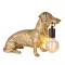 Endon Dachshund arany-fekete gyermek asztali lámpa (END-101187) E27 1 izzós IP20