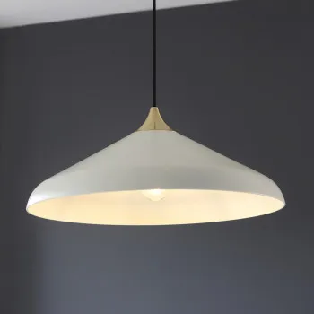 Endon Glo fehér függesztett lámpa (END-96561) E27 1 izzós IP20