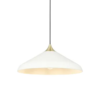 Endon Glo fehér függesztett lámpa (END-96561) E27 1 izzós IP20