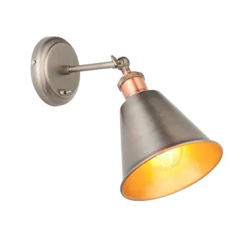 Endon Hal bronz fali lámpa (END-92866) E27 1 izzós IP20