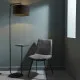 Endon Landis fekete állólámpa (END-92301) E27 1 izzós IP20