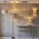 Endon Longshore fekete-bézs függesztett lámpa (END-101692) E27 2 izzós IP20