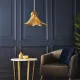 Endon Palm Leaf arany függesztett lámpa (END-93875) E27 1 izzós IP20