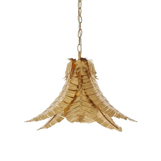 Endon Palm Leaf arany függesztett lámpa (END-93875) E27 1 izzós IP20
