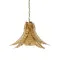 Endon Palm Leaf arany függesztett lámpa (END-93875) E27 1 izzós IP20