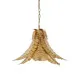 Endon Palm Leaf arany függesztett lámpa (END-93875) E27 1 izzós IP20