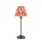 Endon Rise & Zigzag bronz-narancs asztali lámpa (END-120755) E14 1 izzós IP20