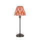 Endon Rise & Zigzag bronz-narancs asztali lámpa (END-120755) E14 1 izzós IP20