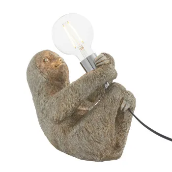 Endon Sloth ezüst-átlátszó gyermek asztali lámpa (END-95079) E27 1 izzós IP20