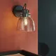 Endon Urban szürke-fekete fali lámpa (END-107011) E27 1 izzós IP20