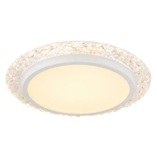 Globo Abigail fehér-átlátszó kristály LED mennyezeti lámpa (GLO-48294-22) LED 1 izzós IP20