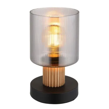 Globo Aleidis fekete-füstszínű  asztali lámpa (GLO-15768T) E27 1 izzós IP20