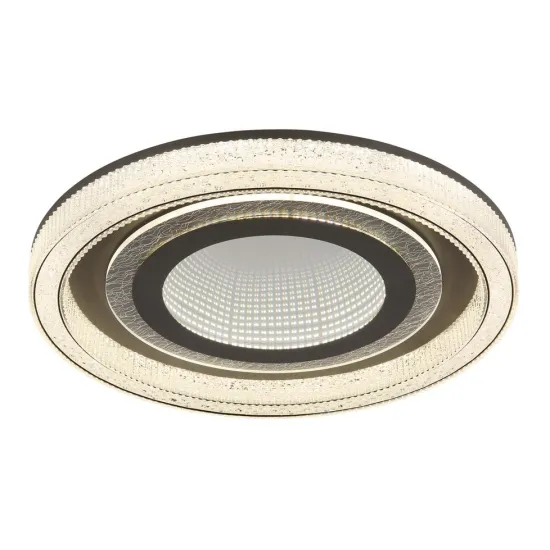 Globo Alsuna antracit-átlátszó távirányítós LED mennyezeti lámpa (GLO-48557-48) LED 1 izzós IP20