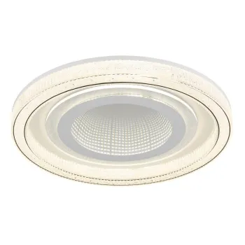 Globo Alsuna fehér-átlátszó távirányítós LED mennyezeti lámpa (GLO-48557-48W) LED 1 izzós IP20